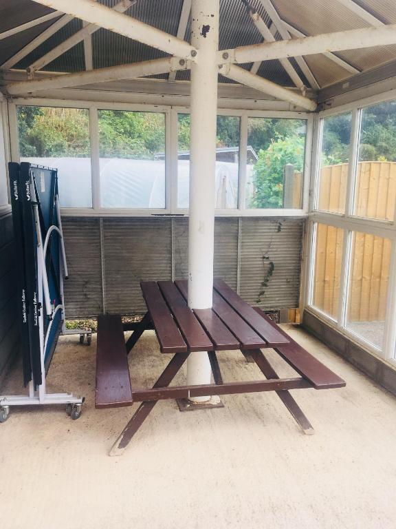 Balkón nebo terasa v ubytování Bedrock Lodge