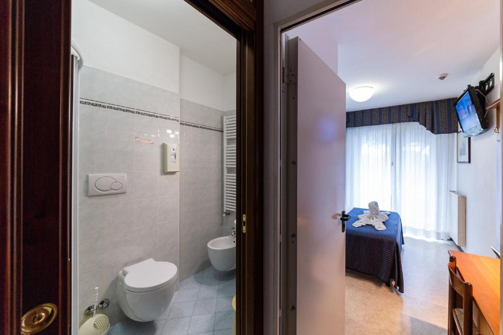 Koupelna v ubytování Hotel Vina De Mar