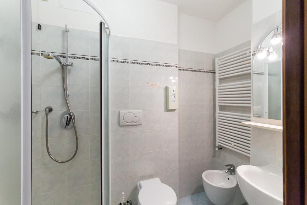 Koupelna v ubytování Hotel Vina De Mar
