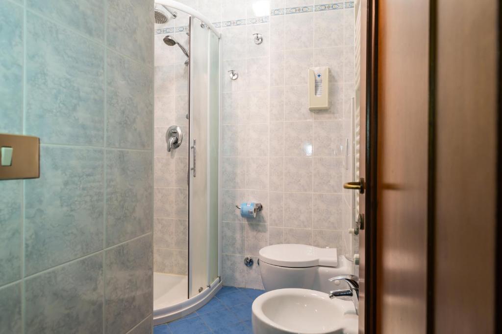 Koupelna v ubytování Hotel Vina De Mar