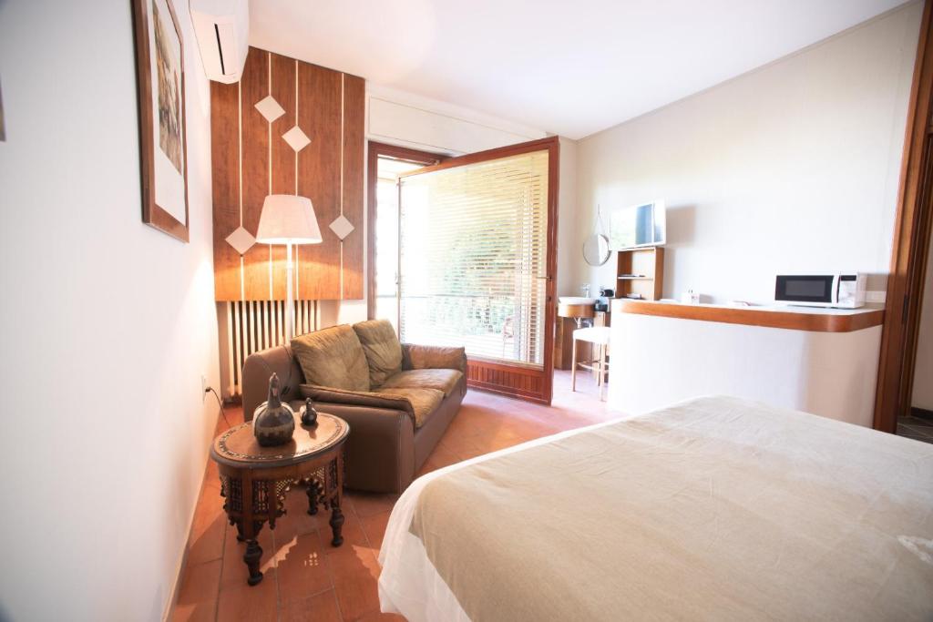 Postel nebo postele na pokoji v ubytování B&B Parco Antico