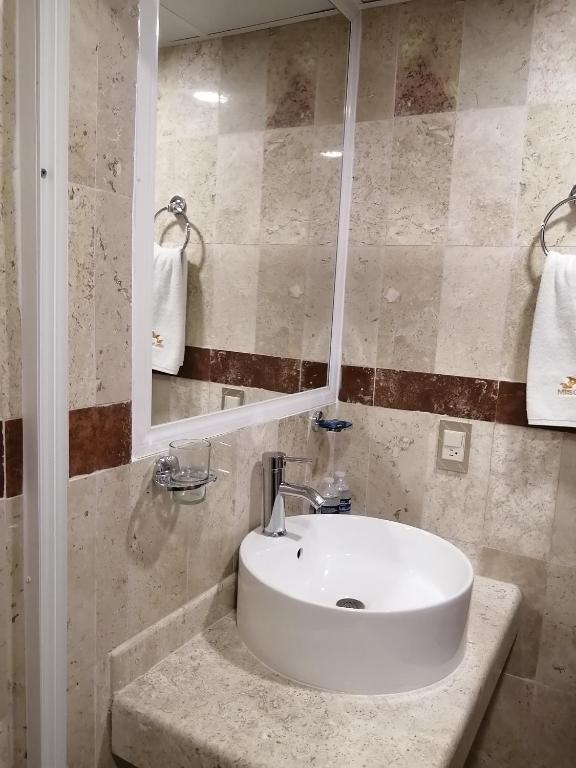 Koupelna v ubytování Misol-Ha Hotel Mérida