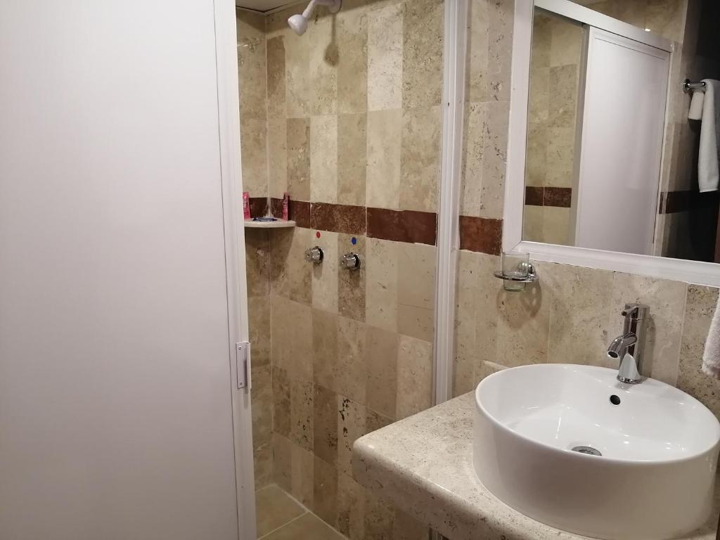 Koupelna v ubytování Misol-Ha Hotel Mérida