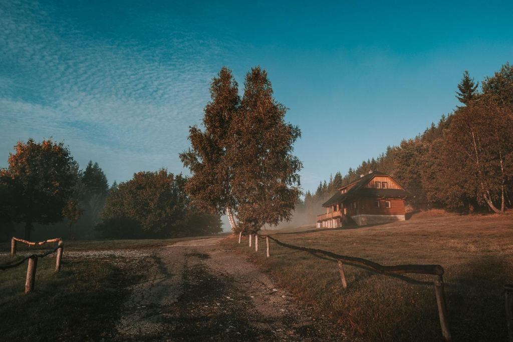 Příroda nedaleko prázdninového areálu