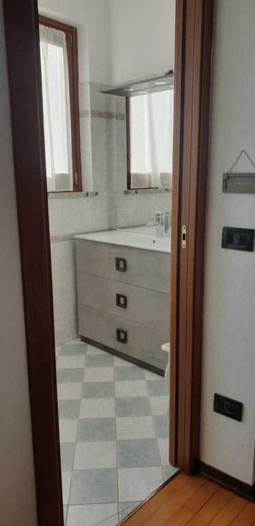 Koupelna v ubytování B&B Chanoux