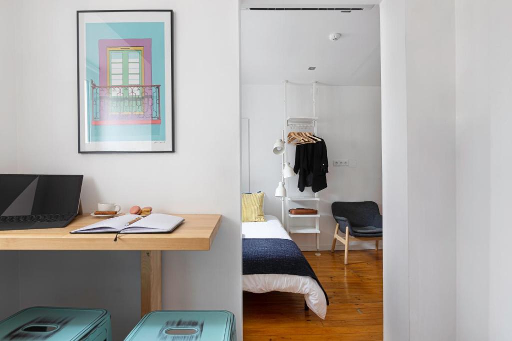 Bairro Alto Bronze of Art Apartments - Estudio Con Cocina