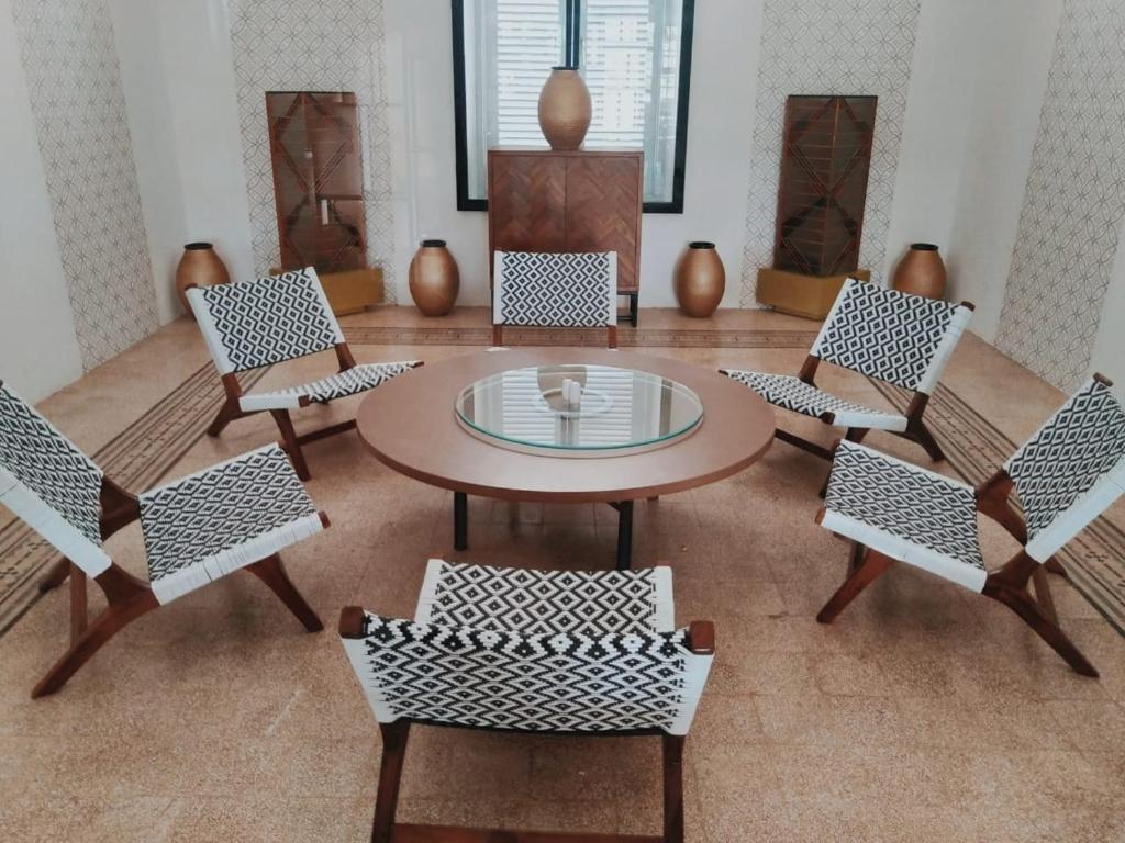 Posezení v ubytování Mexolie Hotel