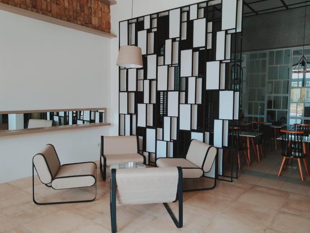 Posezení v ubytování Mexolie Hotel