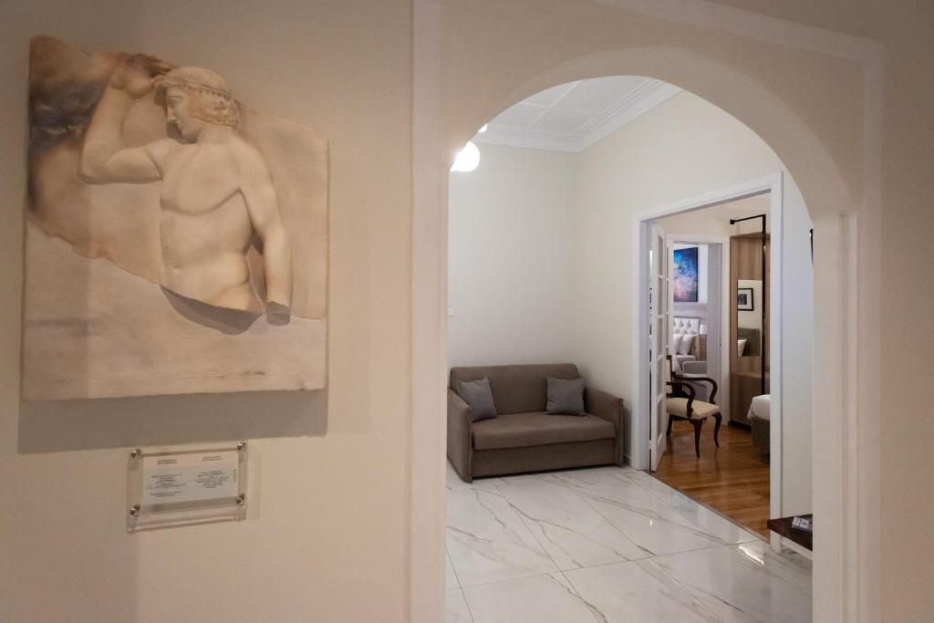 Część wypoczynkowa w obiekcie Blue Ark Lavish Sauna Suite