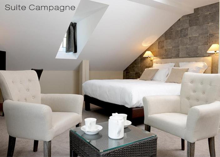 Posezení v ubytování Hôtel d'Angleterre