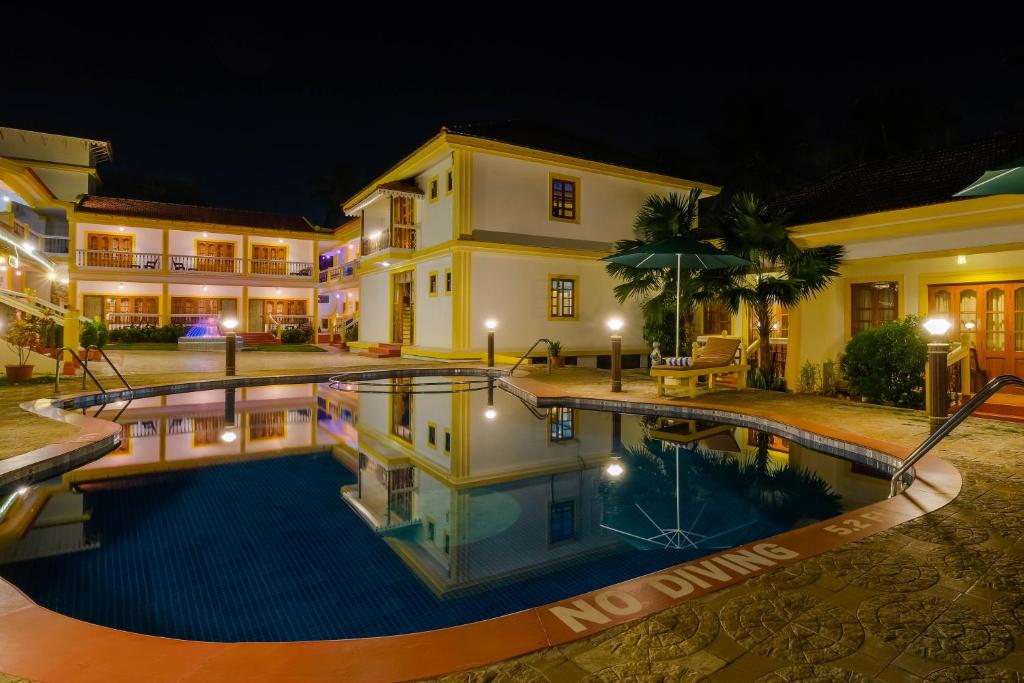 Bazén v ubytování Spazio Leisure Resort, Goa nebo v jeho okolí