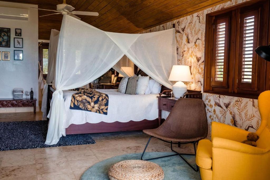 Rúm í herbergi á Selectum Hacienda Punta Cana