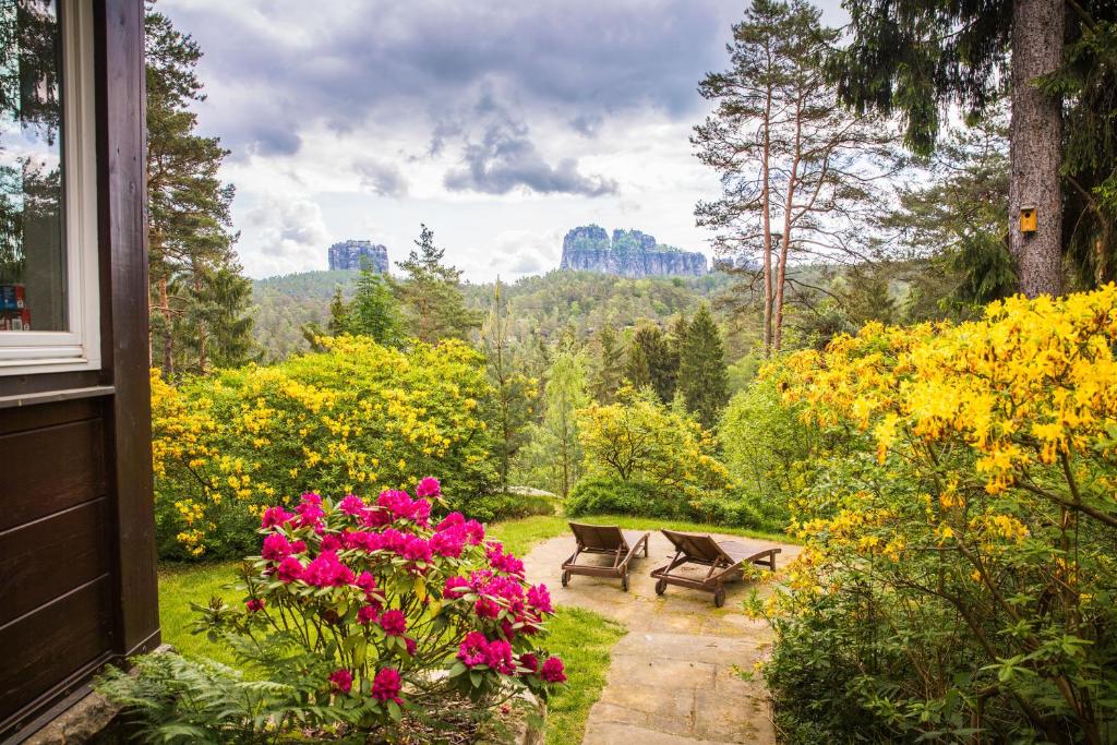 Giardino di Haus Schrammsteinblick