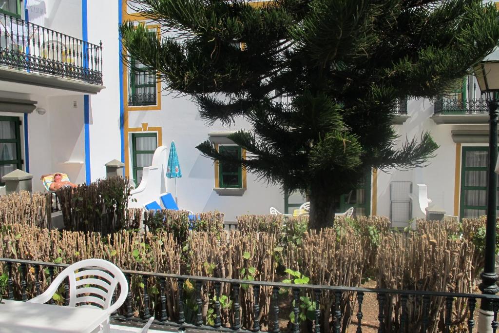 Vonkajšia záhrada v ubytovaní HarbourPlaya de Mogan