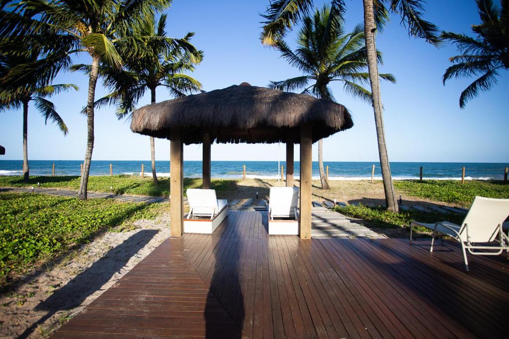  OKA BEACH FLAT ACONCHEGANTE EM PORTO DE GALINHAS