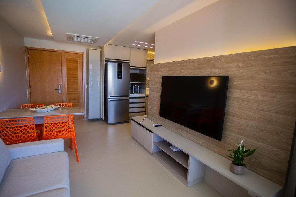  OKA BEACH FLAT ACONCHEGANTE EM PORTO DE GALINHAS
