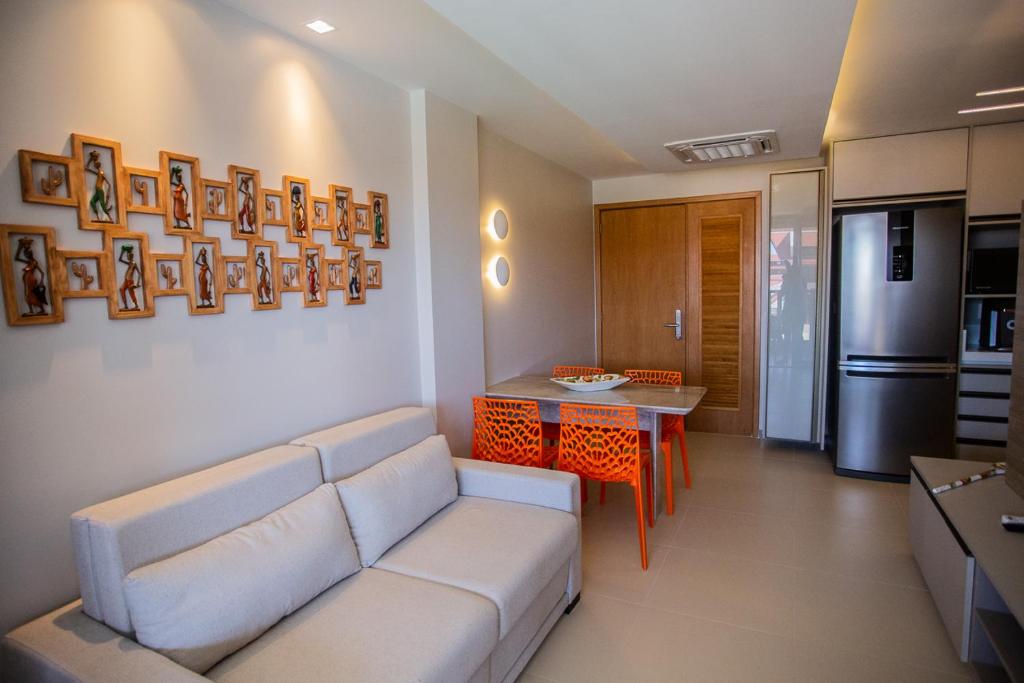  OKA BEACH FLAT ACONCHEGANTE EM PORTO DE GALINHAS