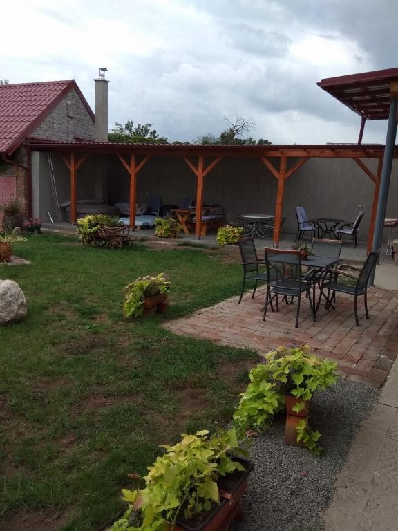 Zahrada ubytování Apartmány U splavu