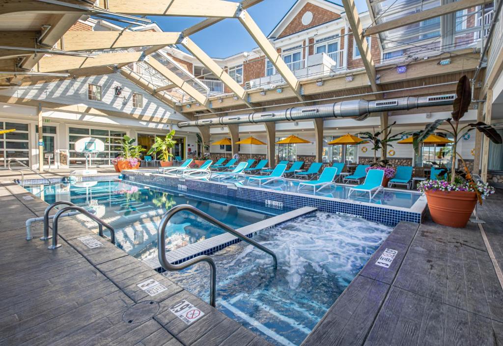 Bazén v ubytování Hotel LBI nebo v jeho okolí
