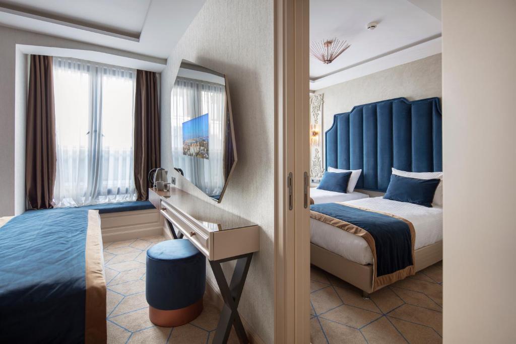 Postel nebo postele na pokoji v ubytování Danis Hotel & Spa Istanbul - Old City
