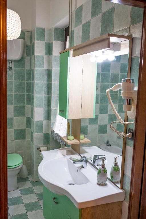 Koupelna v ubytování B&B L'Aurora CAPUA