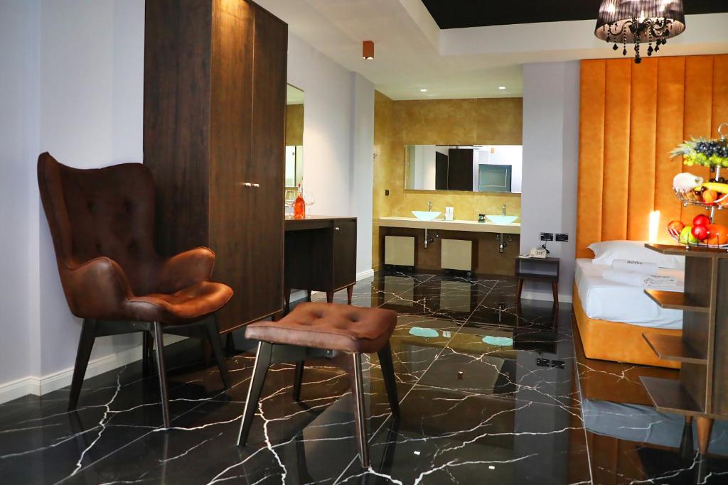 Kuhinja oz. manjša kuhinja v nastanitvi A&G HOTEL
