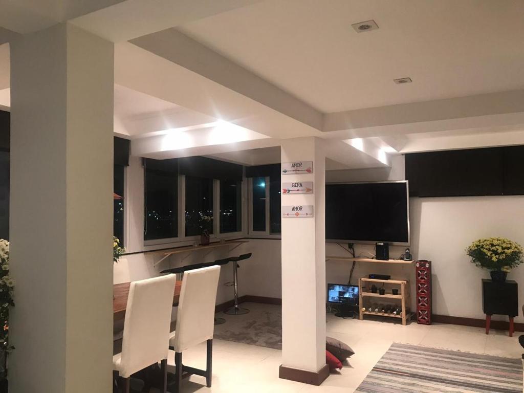 Kuchyň nebo kuchyňský kout v ubytování Laguna Hostel