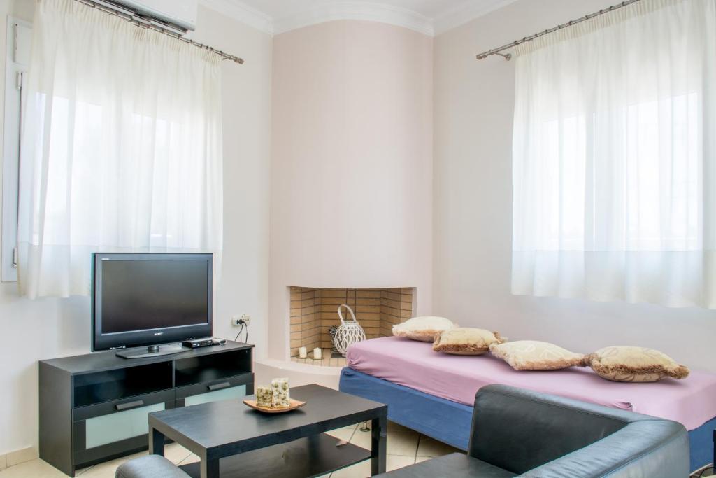TV a/nebo společenská místnost v ubytování Jenny Apartments