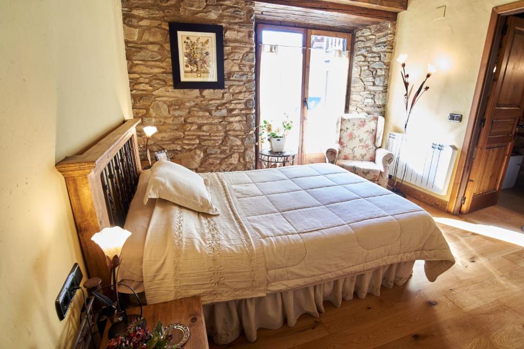 Postel nebo postele na pokoji v ubytování Apartamentos Solsalient