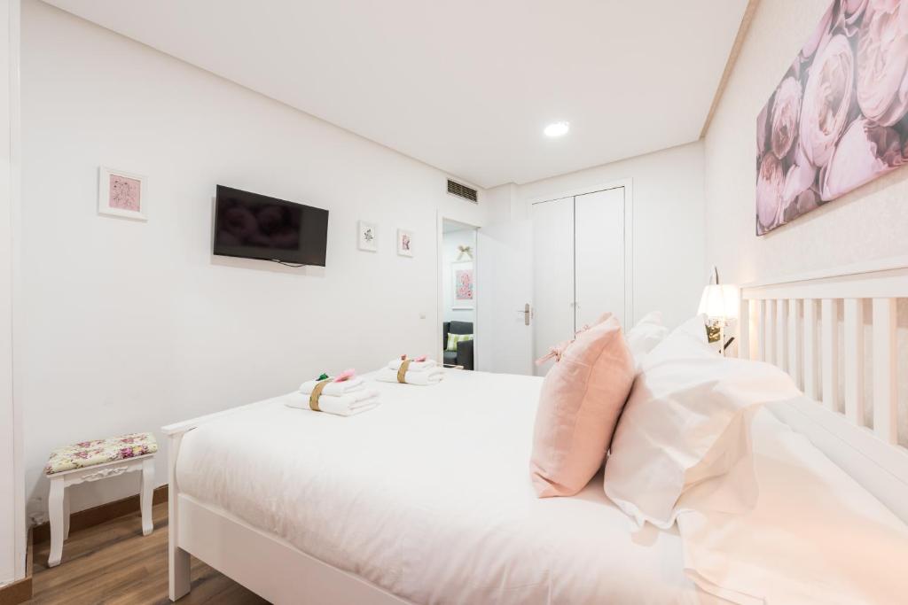 Apartment Sol Gran Vía客房内的一张或多张床位