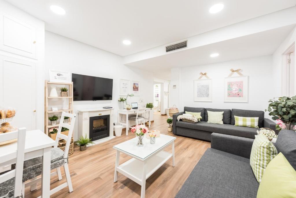 Apartment Sol Gran Vía的休息区