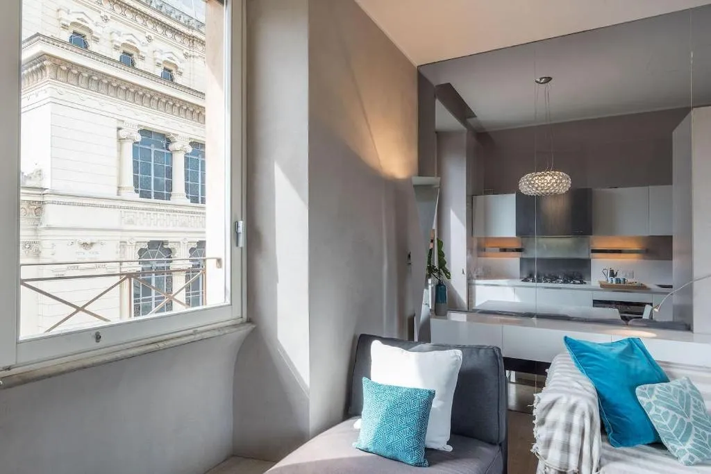 Stunning views over central Rome's rooftops, Roma, Italia