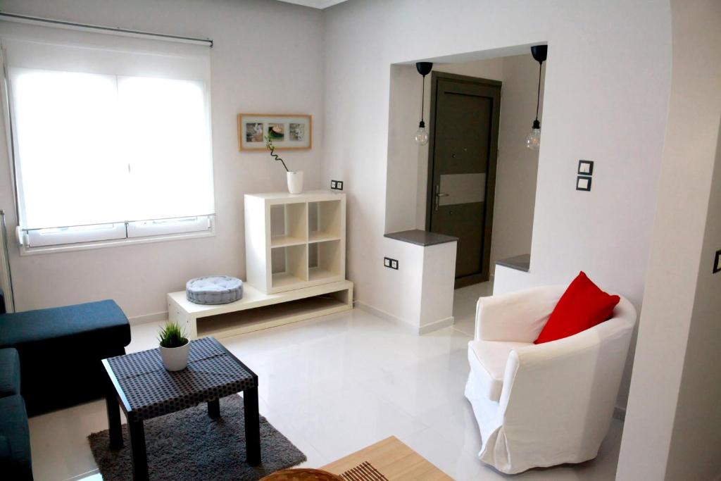 Posezení v ubytování Hope home