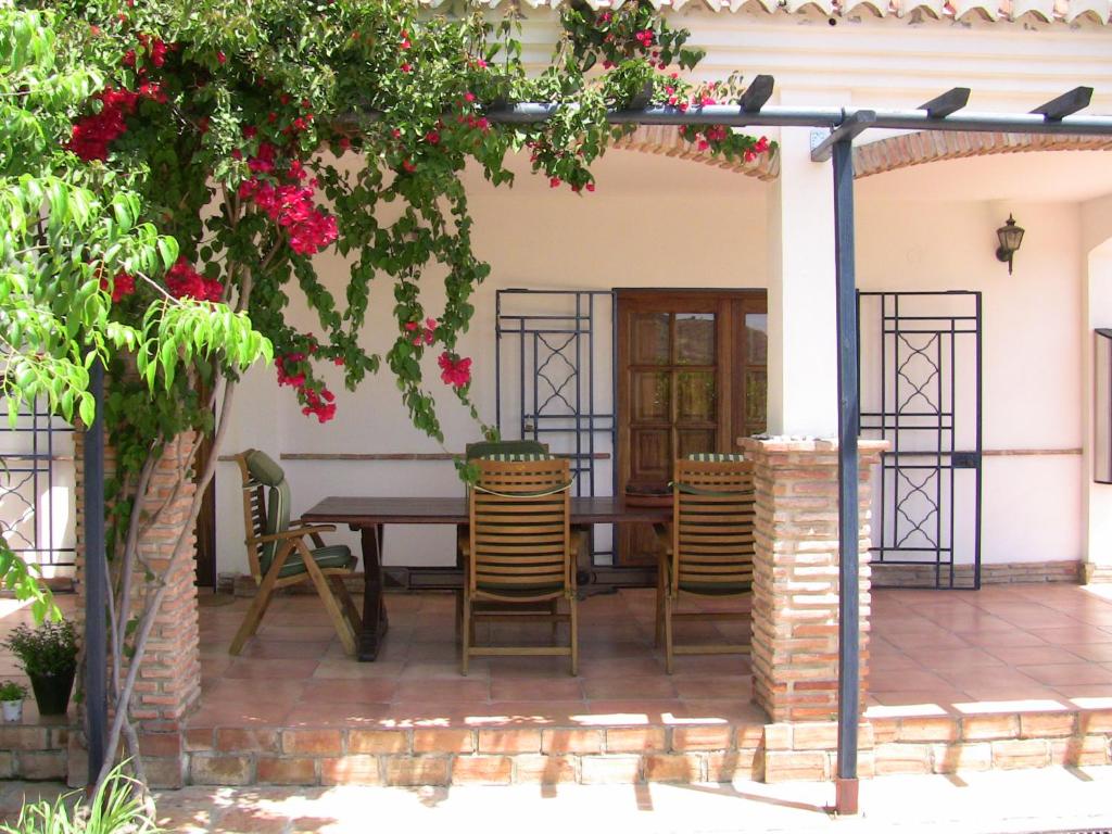 A balcony or terrace at Finca el Regalo