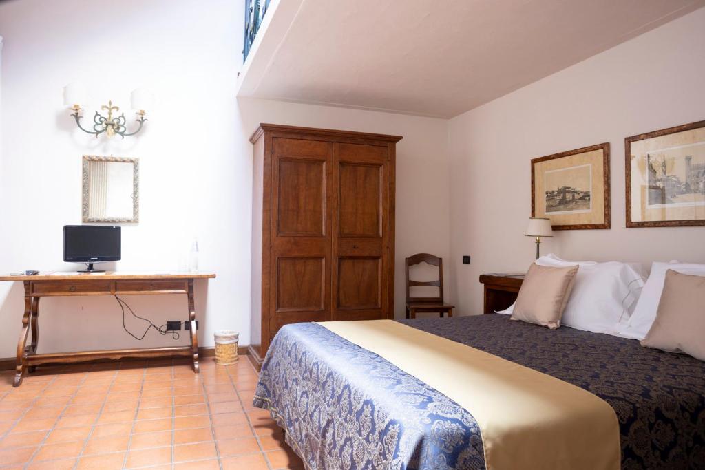 Posteľ alebo postele v izbe v ubytovaní B&B Le Cannelle FIESOLE