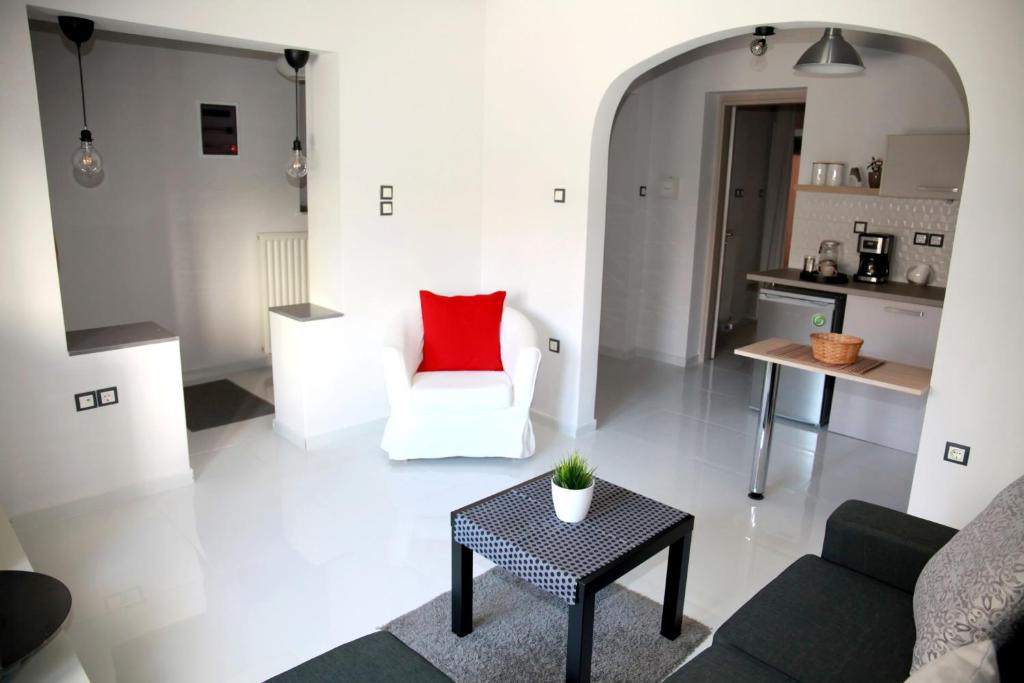 Posezení v ubytování Hope home