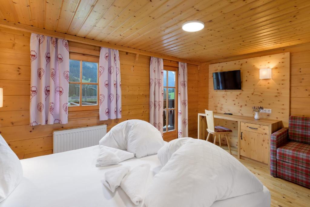 Postel nebo postele na pokoji v ubytování Walchauhof