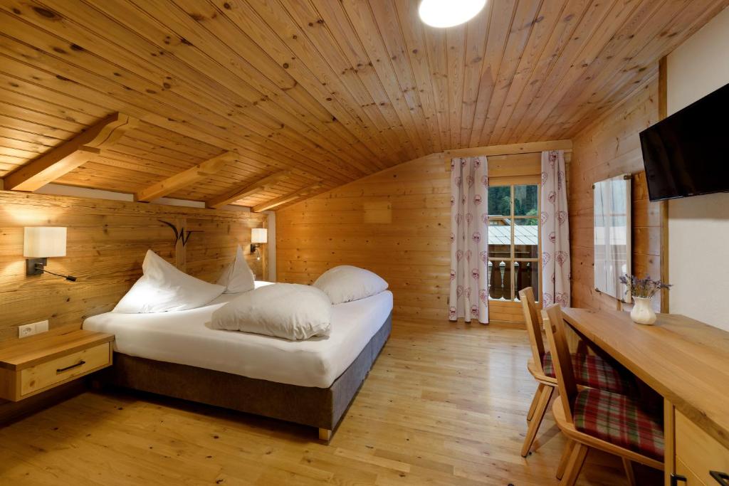 Postel nebo postele na pokoji v ubytování Walchauhof