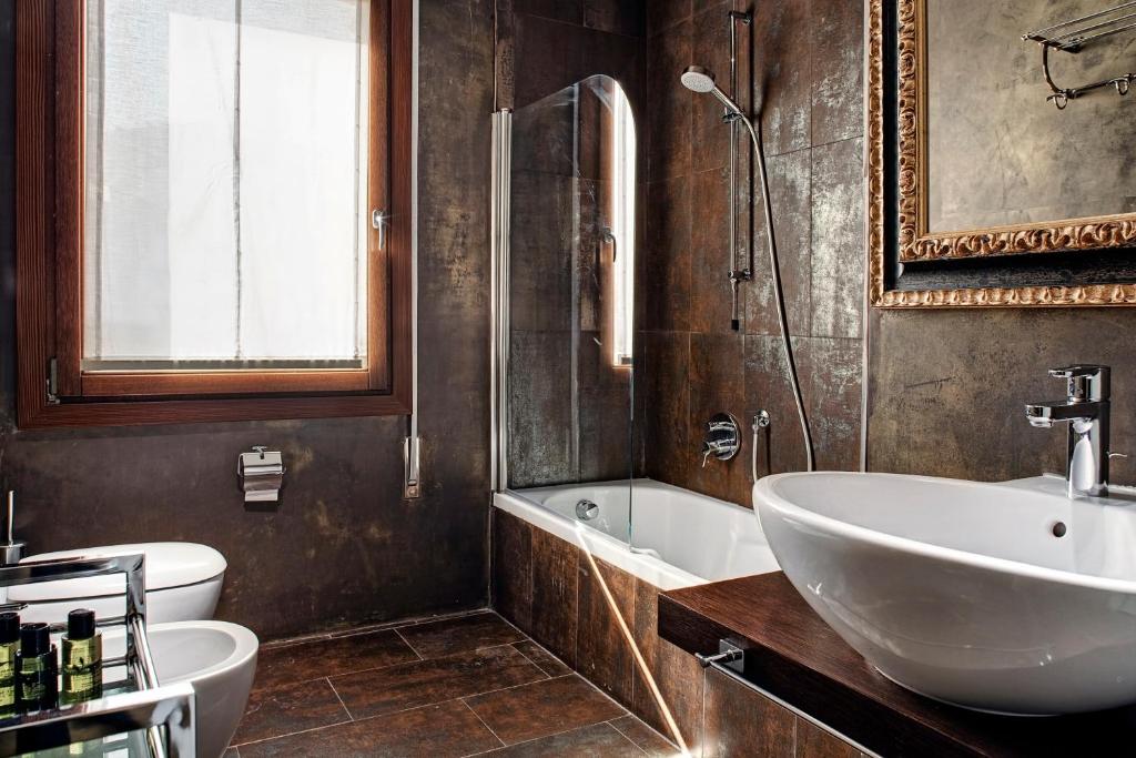 Koupelna v ubytování B&B Bloom Settimo Cielo
