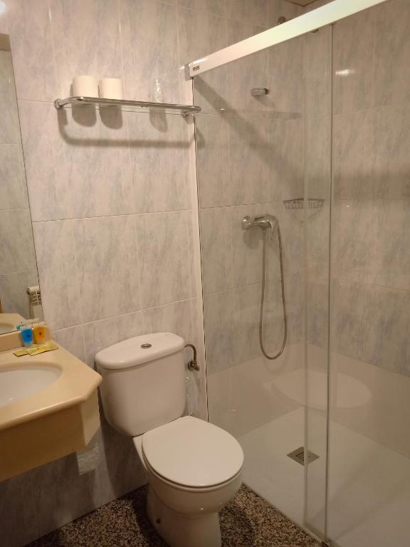 Koupelna v ubytování Hostal Casa Barranco