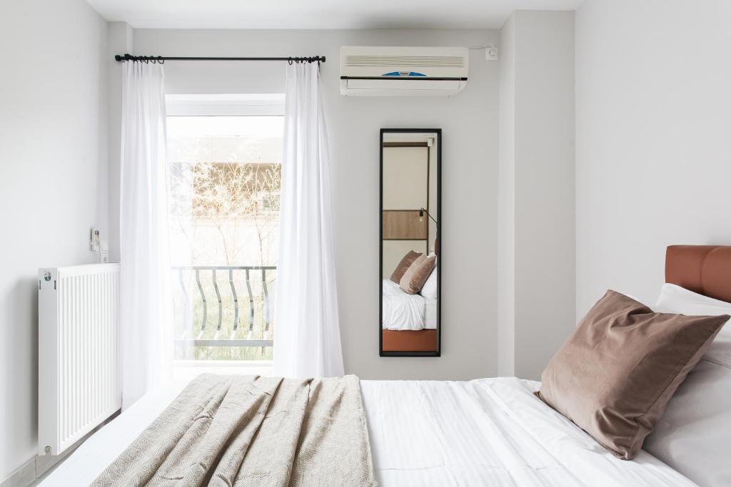 Posteľ alebo postele v izbe v ubytovaní Modernized & Spacious 2BD Apartment in Chalandri by UPSTREET
