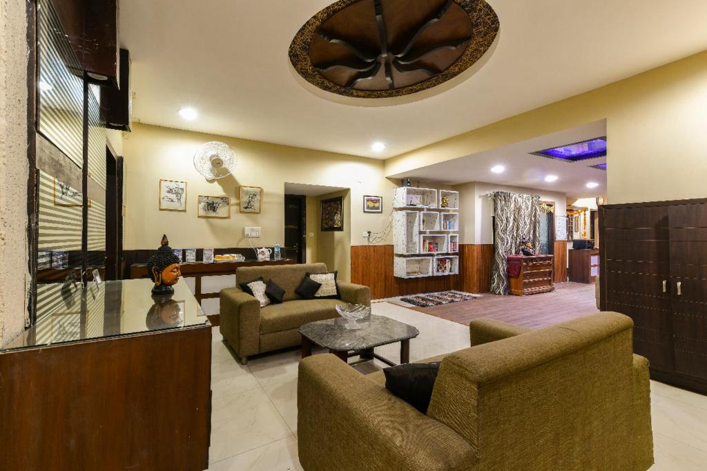 Posezení v ubytování Khas Mahal Homestay