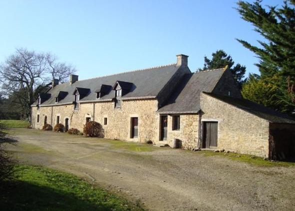 Studio-35m²- dans longère vue sur le Golfe du Morbihan