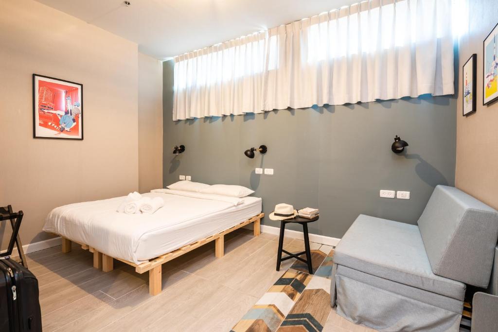 Postel nebo postele na pokoji v ubytování The Spot Hostel