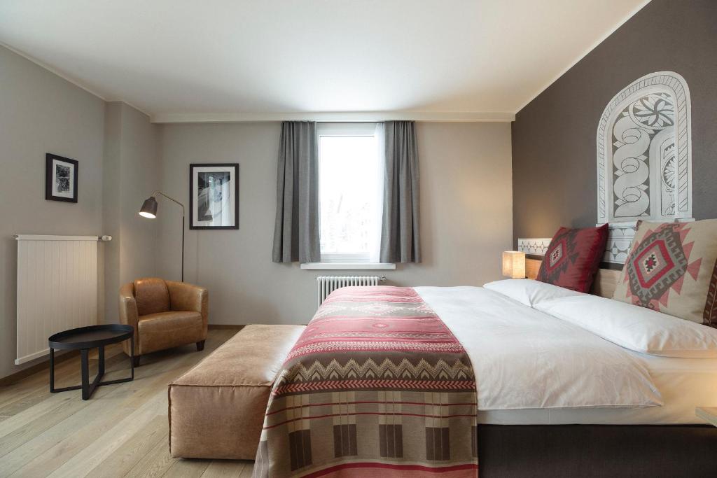 Postel nebo postele na pokoji v ubytování Hotel Steffani