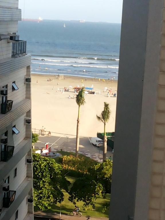  Santos - Apartamento Frente Mar C/ Ar Condicionado/ Garagem Privativa/Internet/TV a Cabo