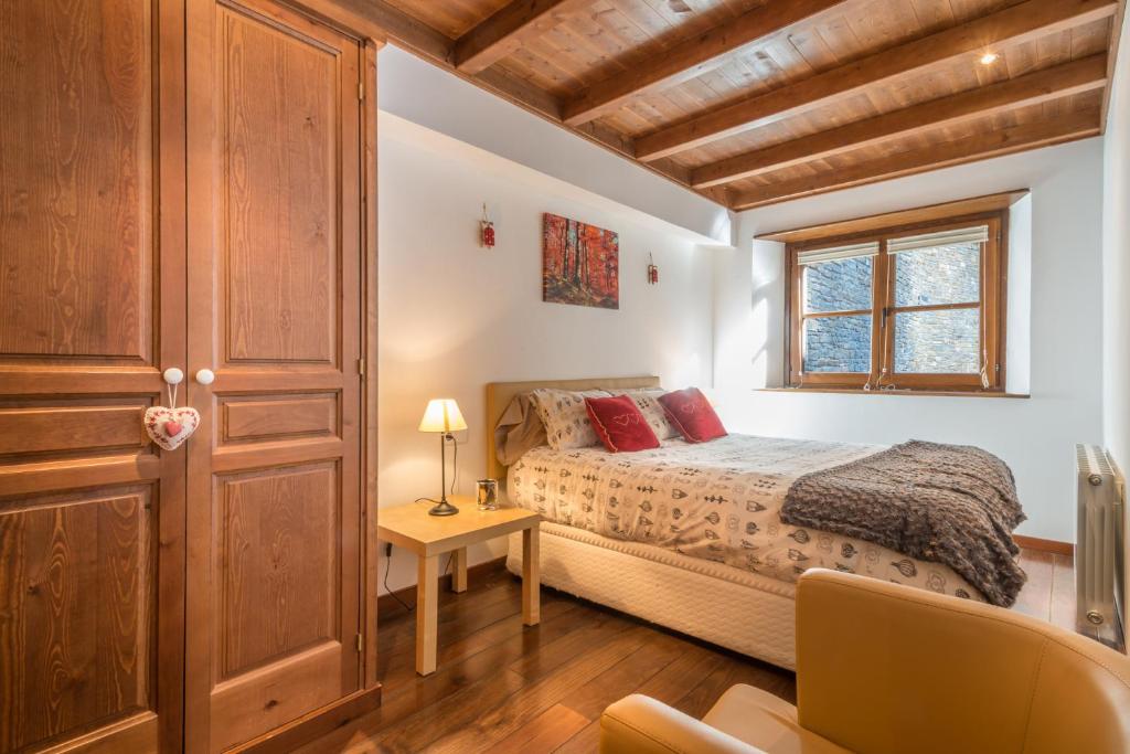Postel nebo postele na pokoji v ubytování Apartamento Garona by Totiaran