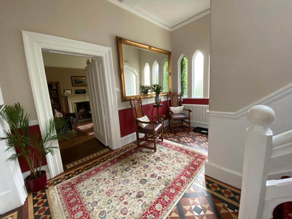 Posezení v ubytování Coalbrookdale Villa