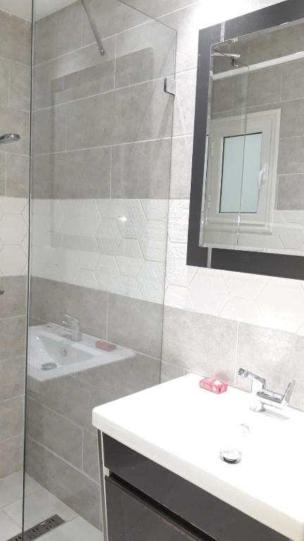 Koupelna v ubytování Appartement à La Marsa