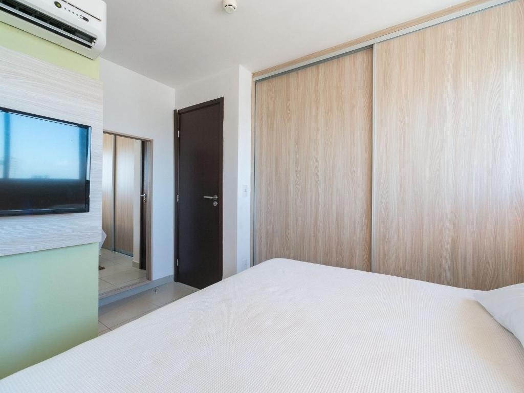  NOB2104 Excelente Flat em Boa Viagem com 2 quartos